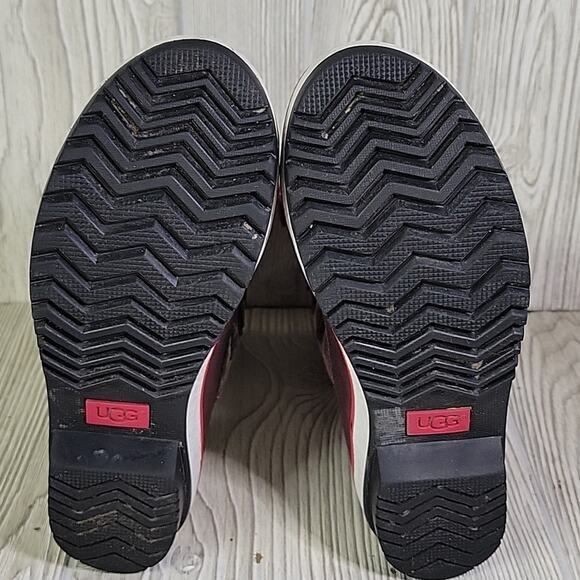 UGG Baroness Fair Isle Sugar Plum Nordic Lace Up Winter Boots Womens Size 6 - Picture 8 of 13